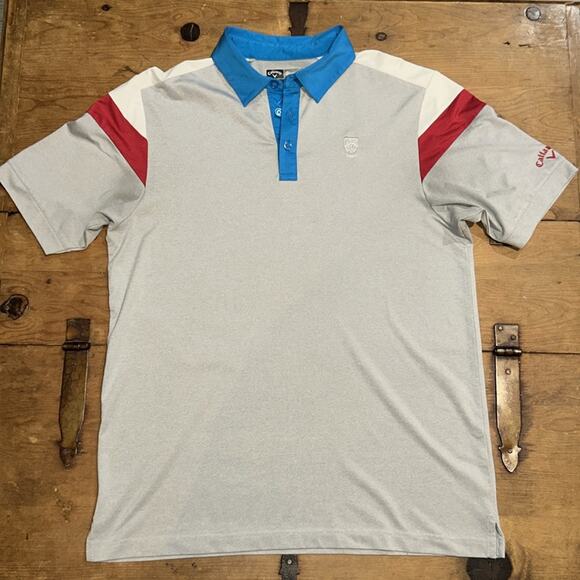 MENS CALLAWAY OPTI-DRI Moisture Wicking POLO SHIRT SIZE MEDIUM - Picture 1 of 5